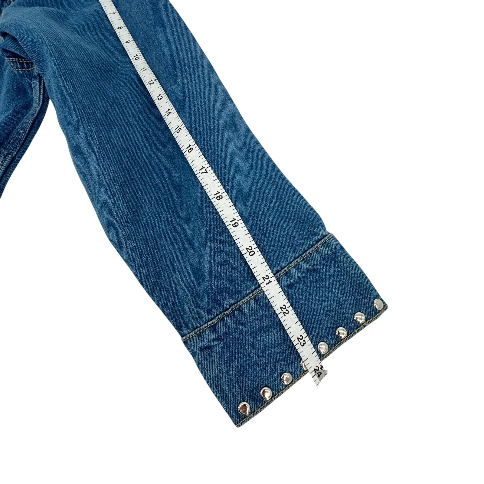 THE GREAT. The Studded Denim Jacket. 1|S - flyKAMP