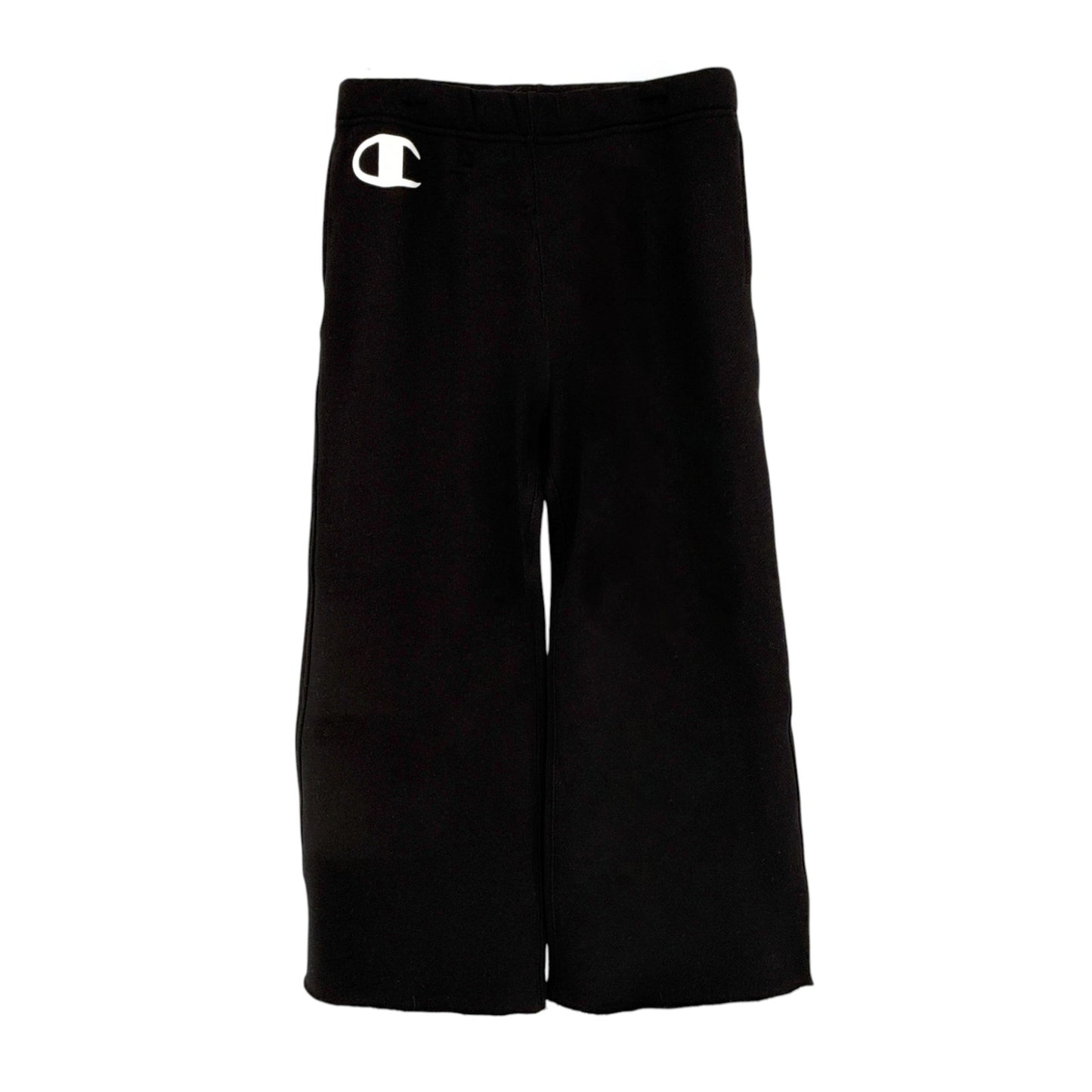 NILI LOTAN x Champion Wide Leg Sweatpant in Jet Black S