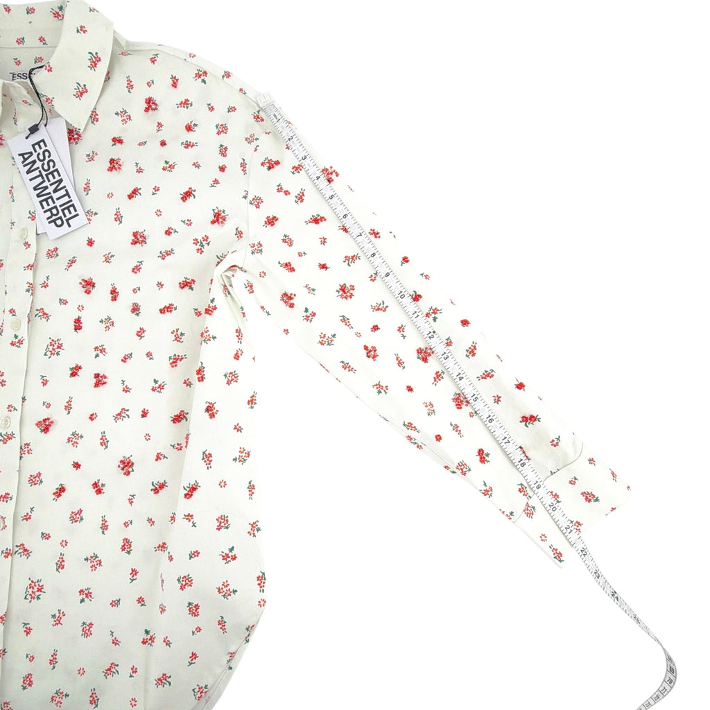 ESSENTIEL ANTWERP Ililly Floral Print Oversized Shirt XS Essentiel Antwerp