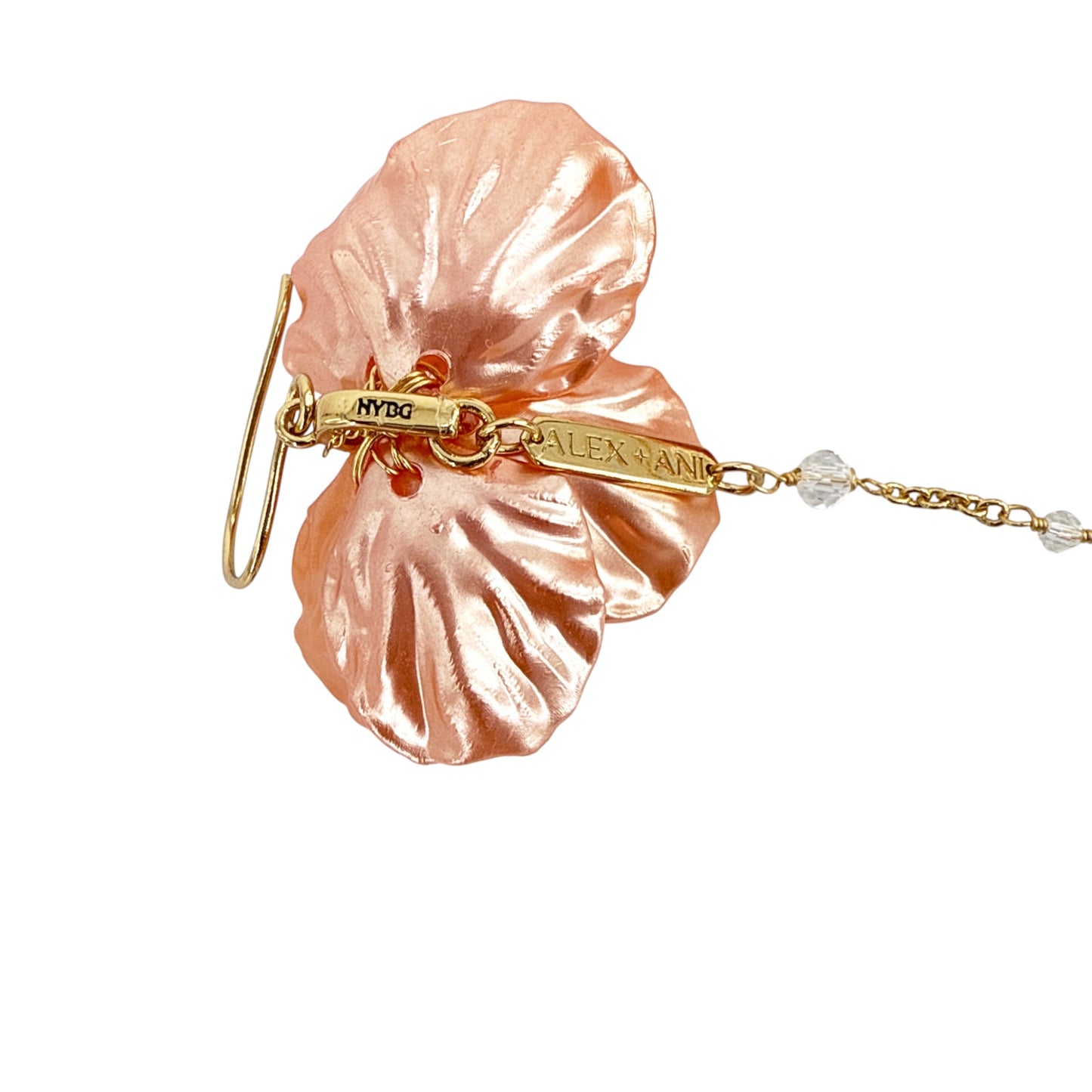 ALEX+ANI New York Botanical Garden Peony Petal Statement Earrings