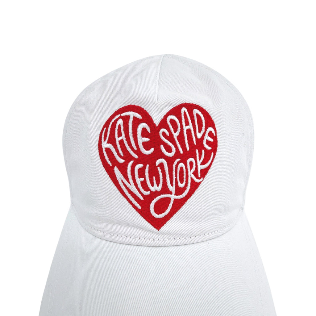 KATE SPADE New York Heart Script Baseball Cap Kate Spade New York