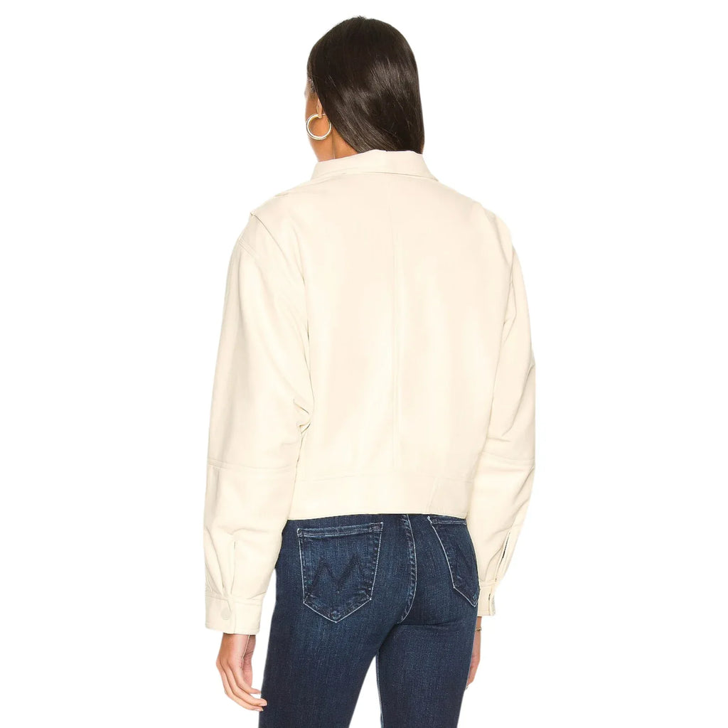 MOTHER The Big Time Jacket in Egret Drunk in Love M - flyKAMP