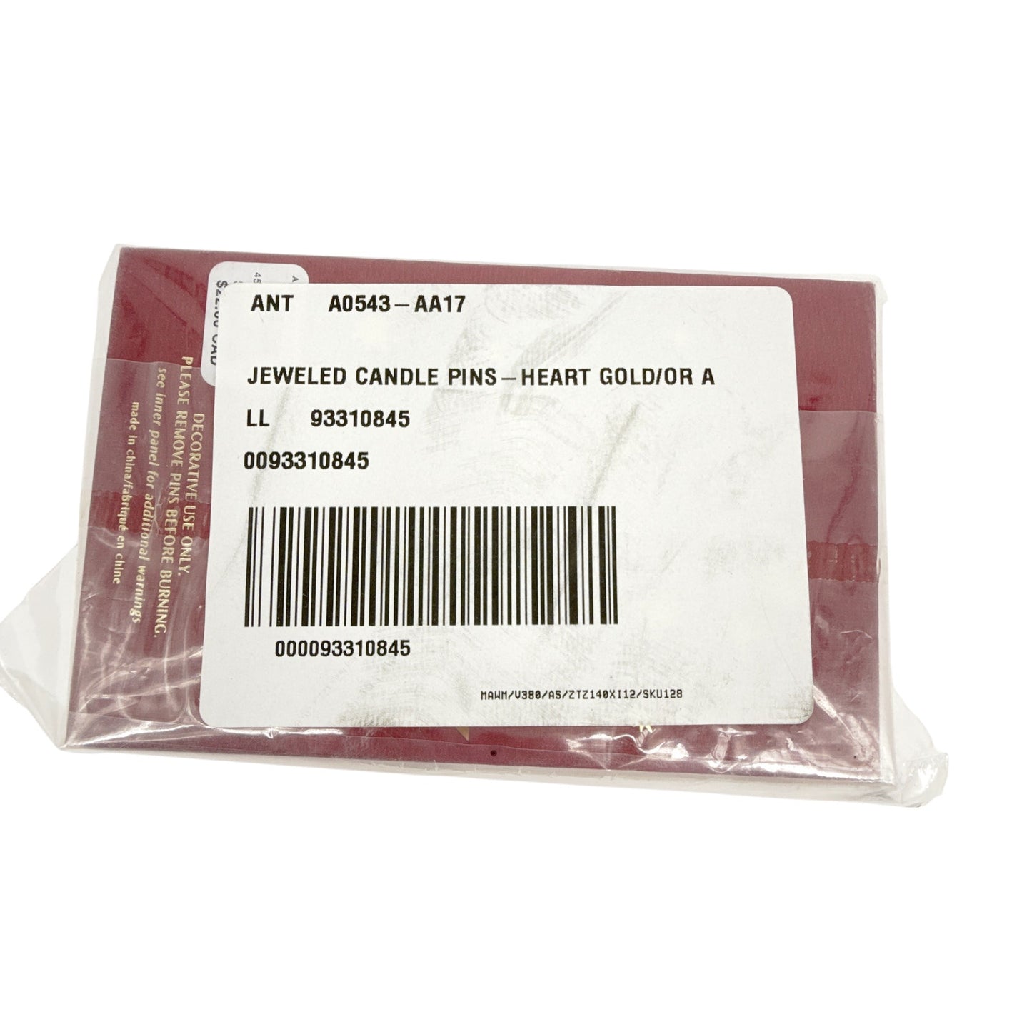 ANTHROPOLOGIE Heart Candle Charm