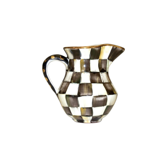 MACKENZIE-CHILDS Courtly Check Ceramic Creamer