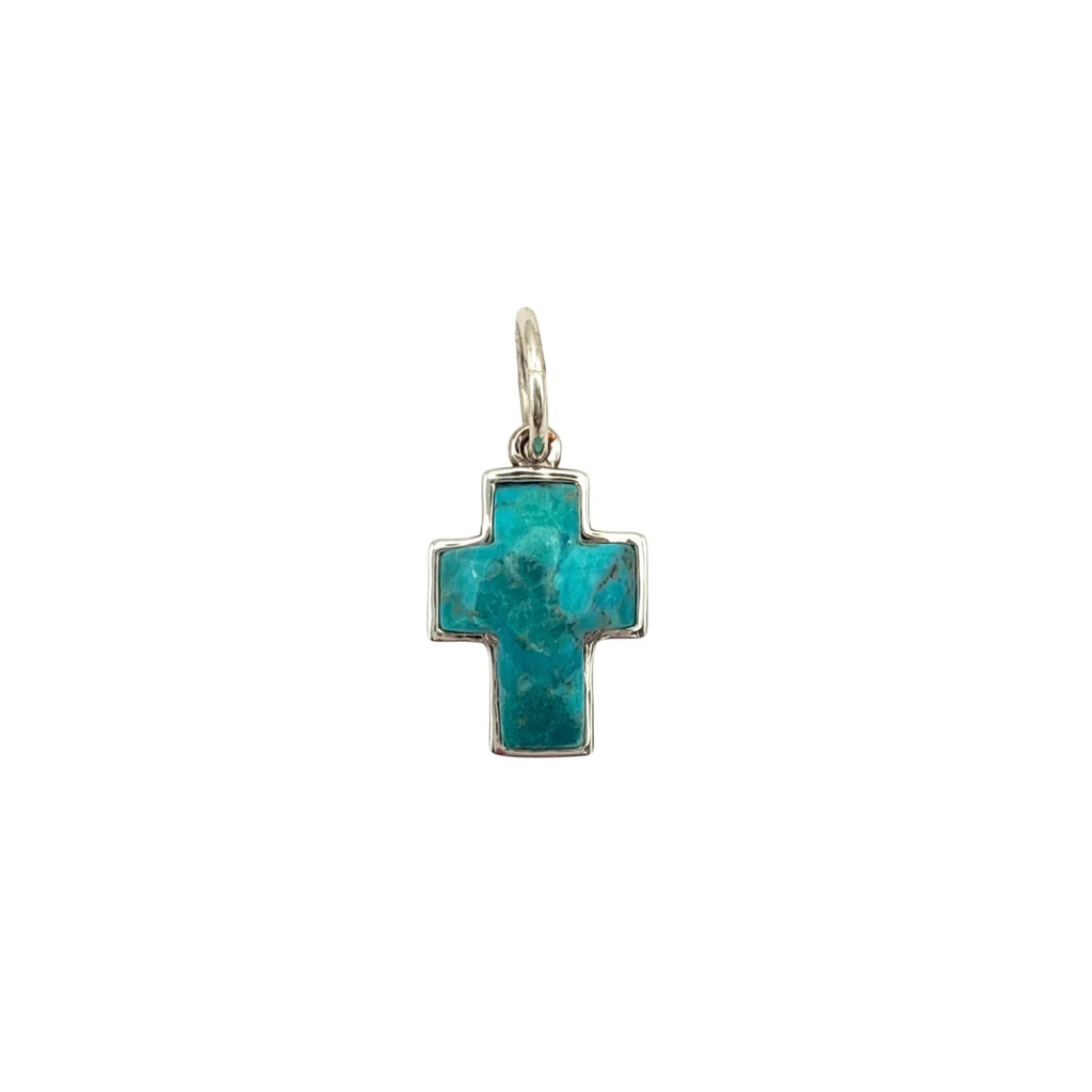 SILPADA Blue Divine Charm Sterling Silver & Turquoise - flyKAMP