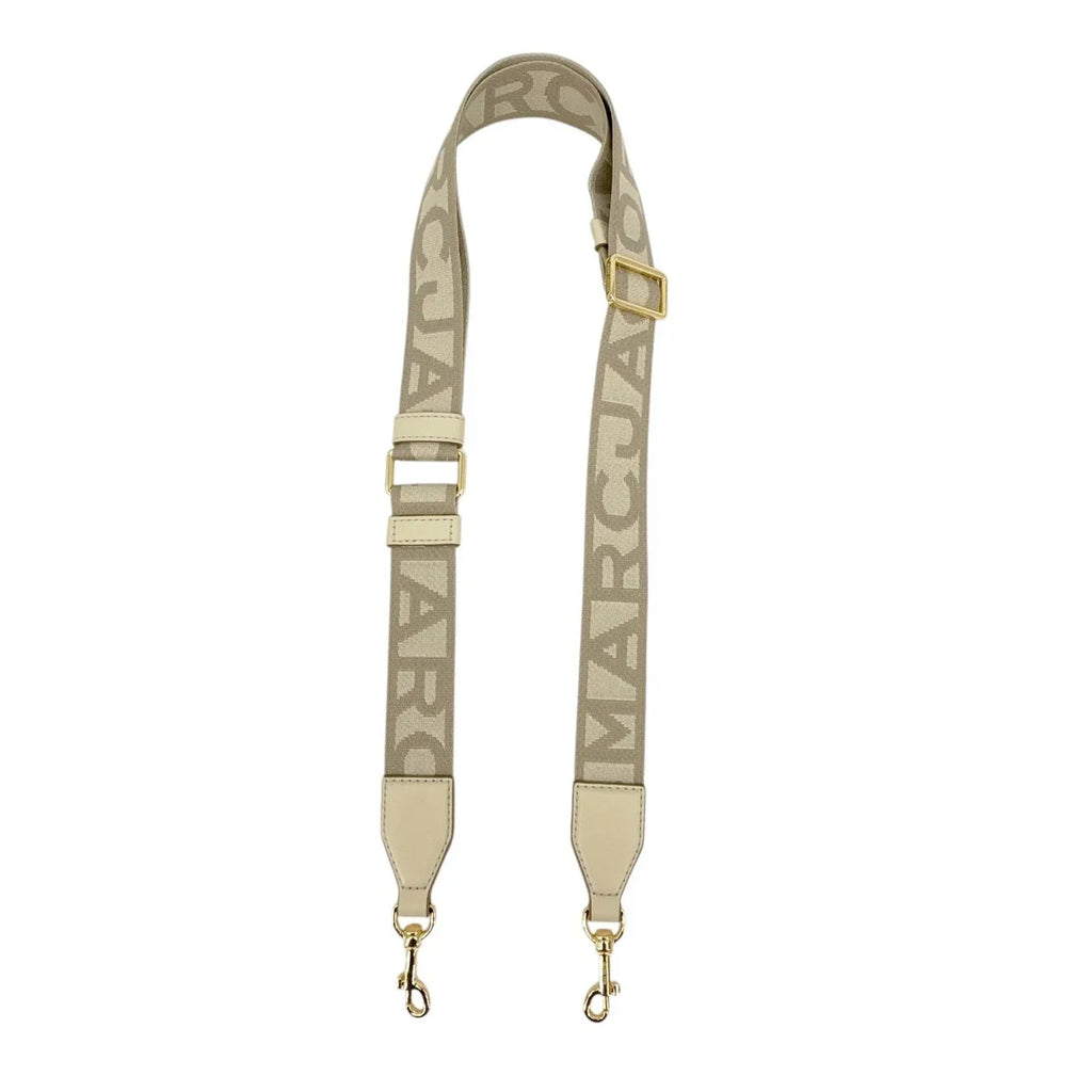 MARC JACOBS The Thin Outline Logo Webbing Strap - flyKAMP