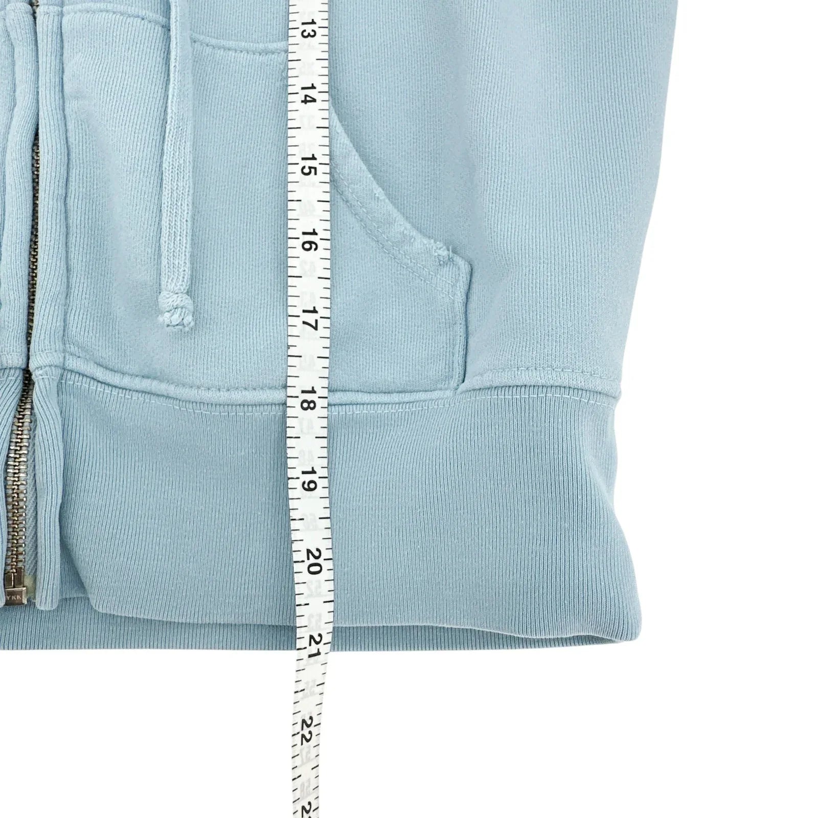 NILI LOTAN Callie Zip-Up in Light Blue || XS - flyKAMP