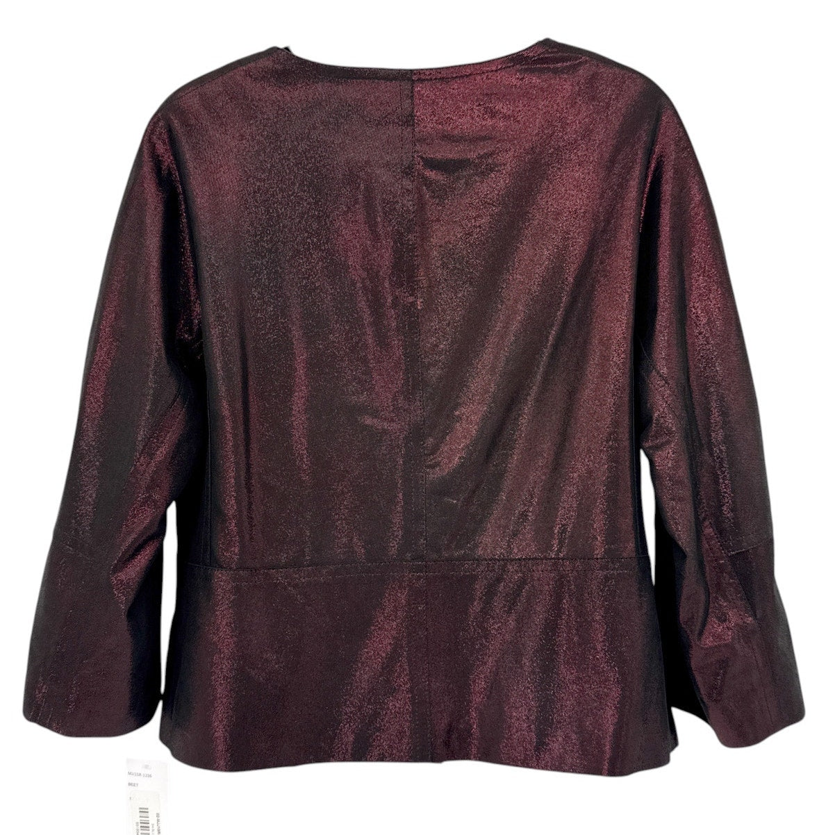 LAFAYETTE 148 New York 3/4 Sleeve Ritchie Leather Jacket in Beet 8