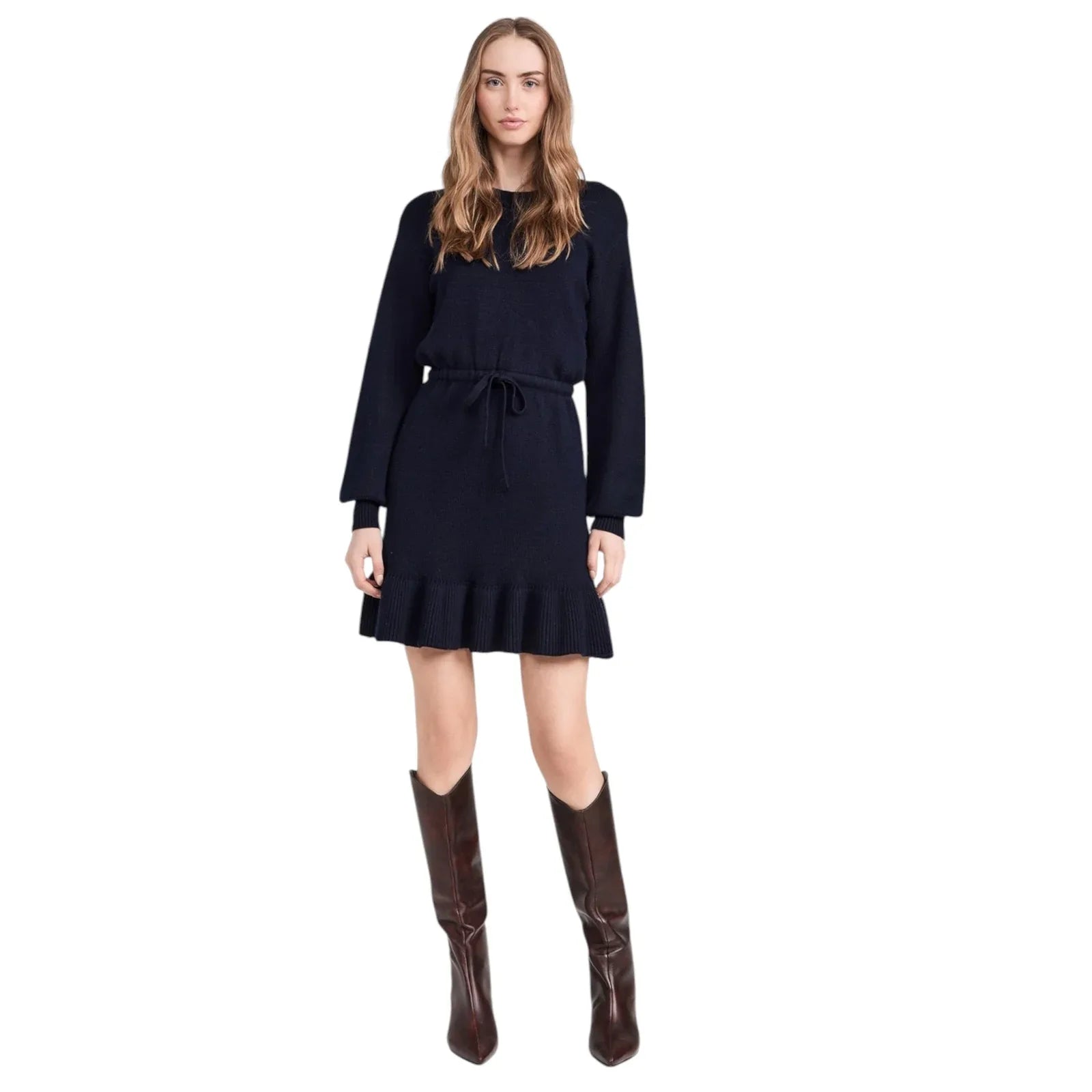 CINQ a SEPT Kiana Dress in Navy XS - flyKAMP