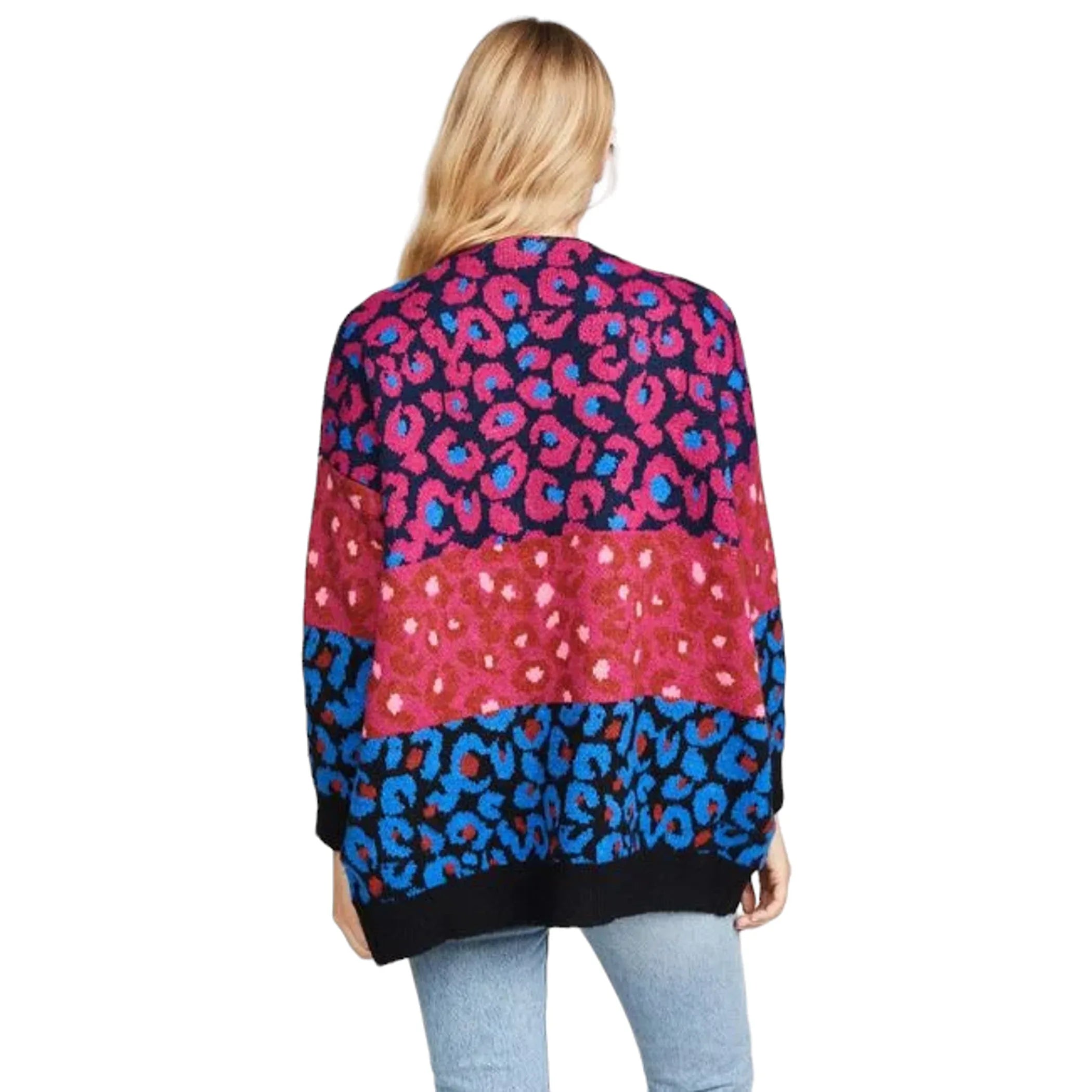 FARM RIO Mixed Leopard Cardigan S - flyKAMP