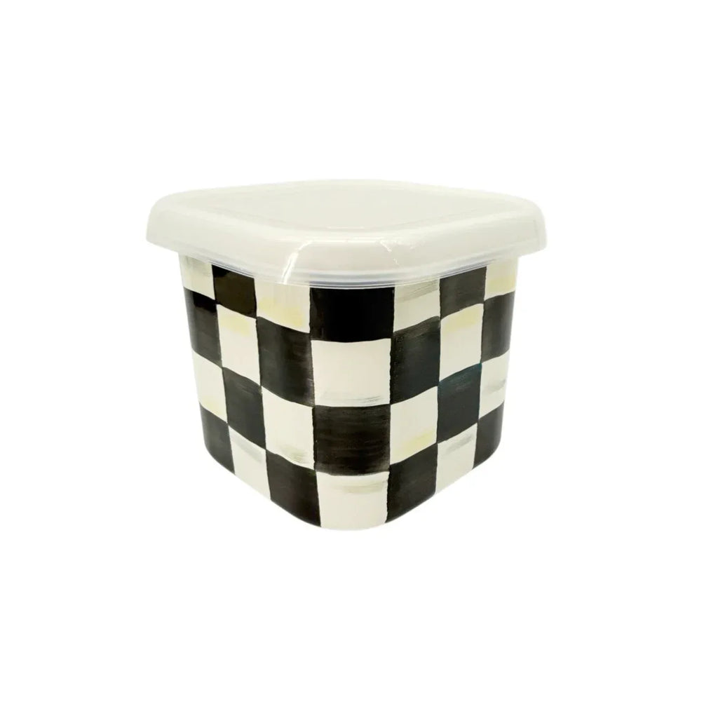MACKENZIE-CHILDS Courtly Check Enamel Deep Squarage Bowl || Medium - flyKAMP