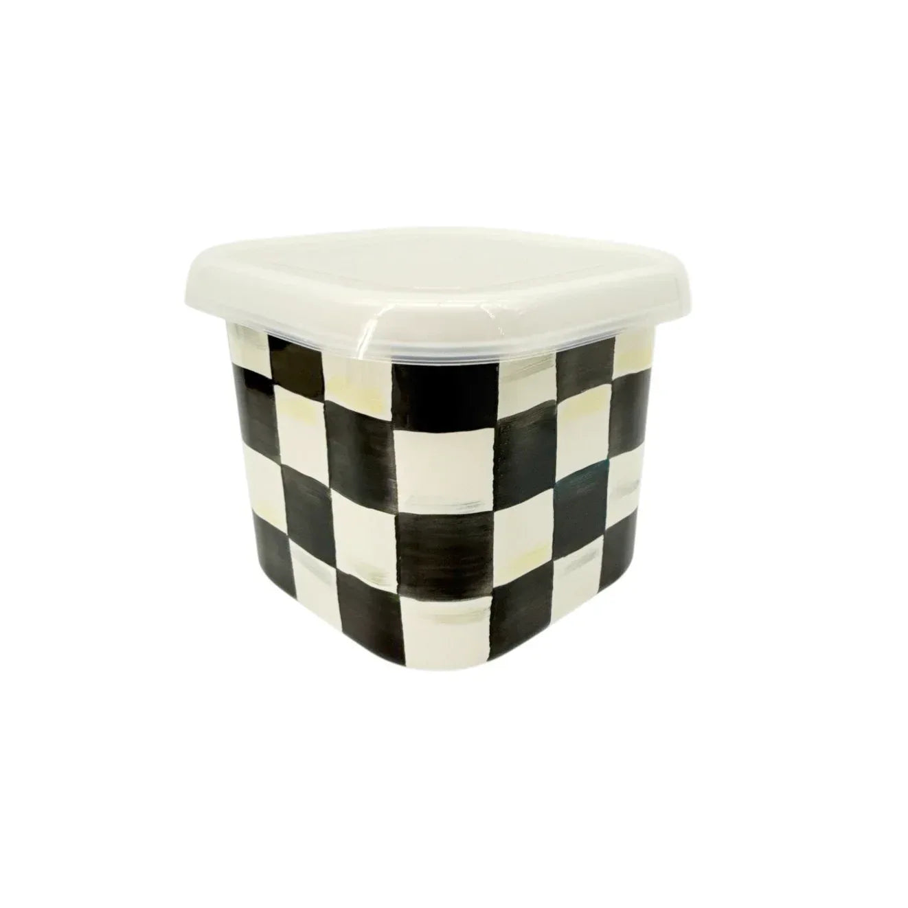 MACKENZIE-CHILDS Courtly Check Enamel Deep Squarage Bowl || Medium - flyKAMP