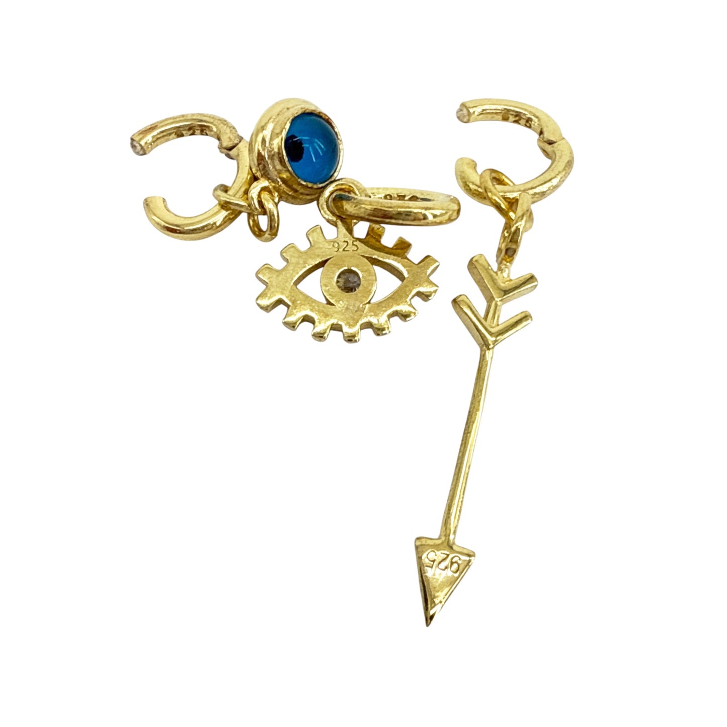 MAISON IREM x ANTHROPOLOGIE Juan Attachable Charms Set of 3 Gold