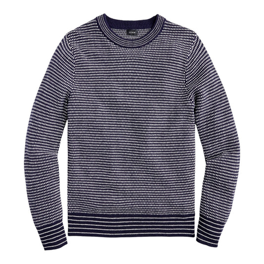 J.CREW Rugged Merino Wool Bird's-eye Sweater S