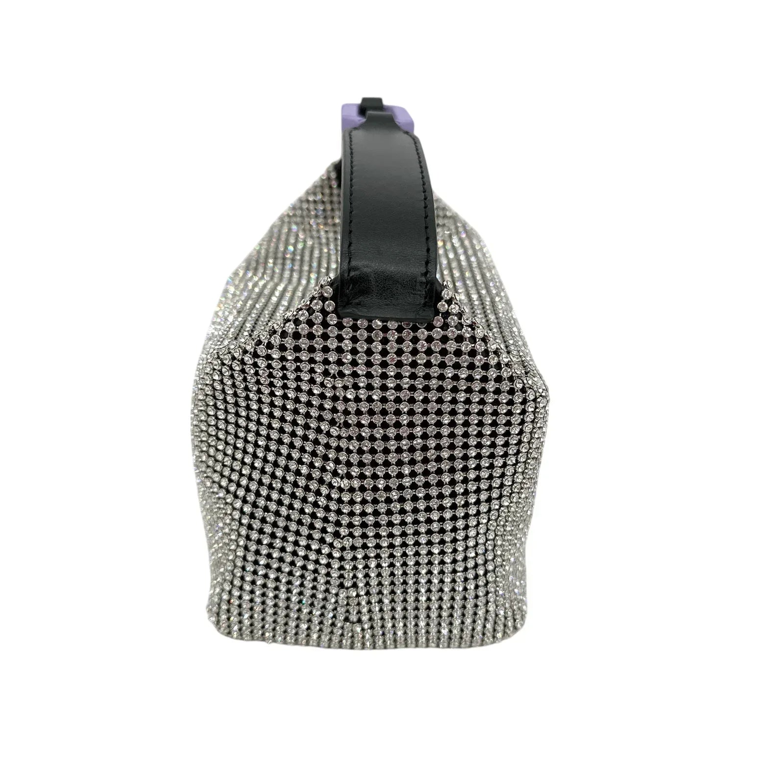 EERA Moon Bag Crystal Mesh with Lilac Snap Hook - flyKAMP