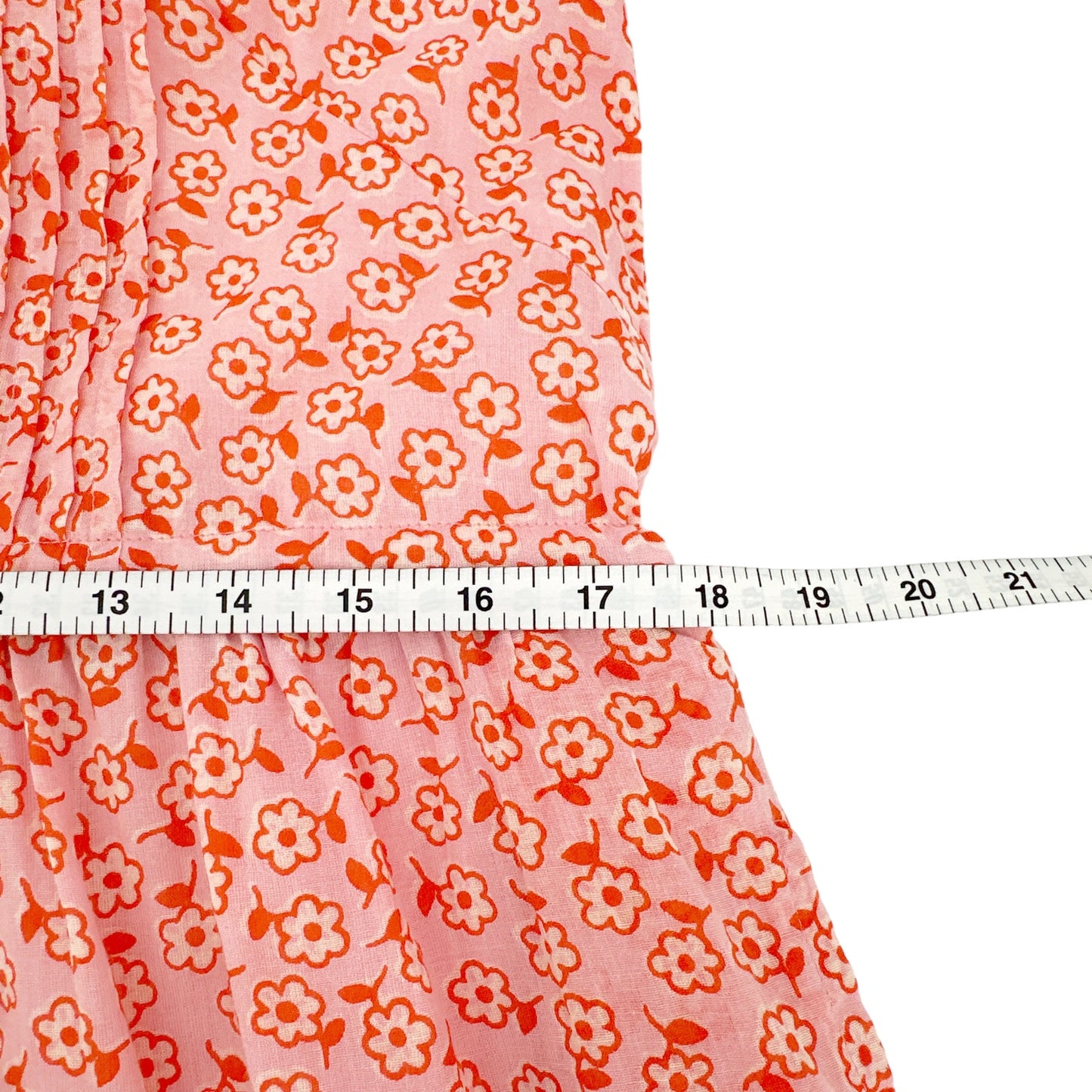 BANJANAN Rhonda Dress Scattered Daisy Orchid Pink S