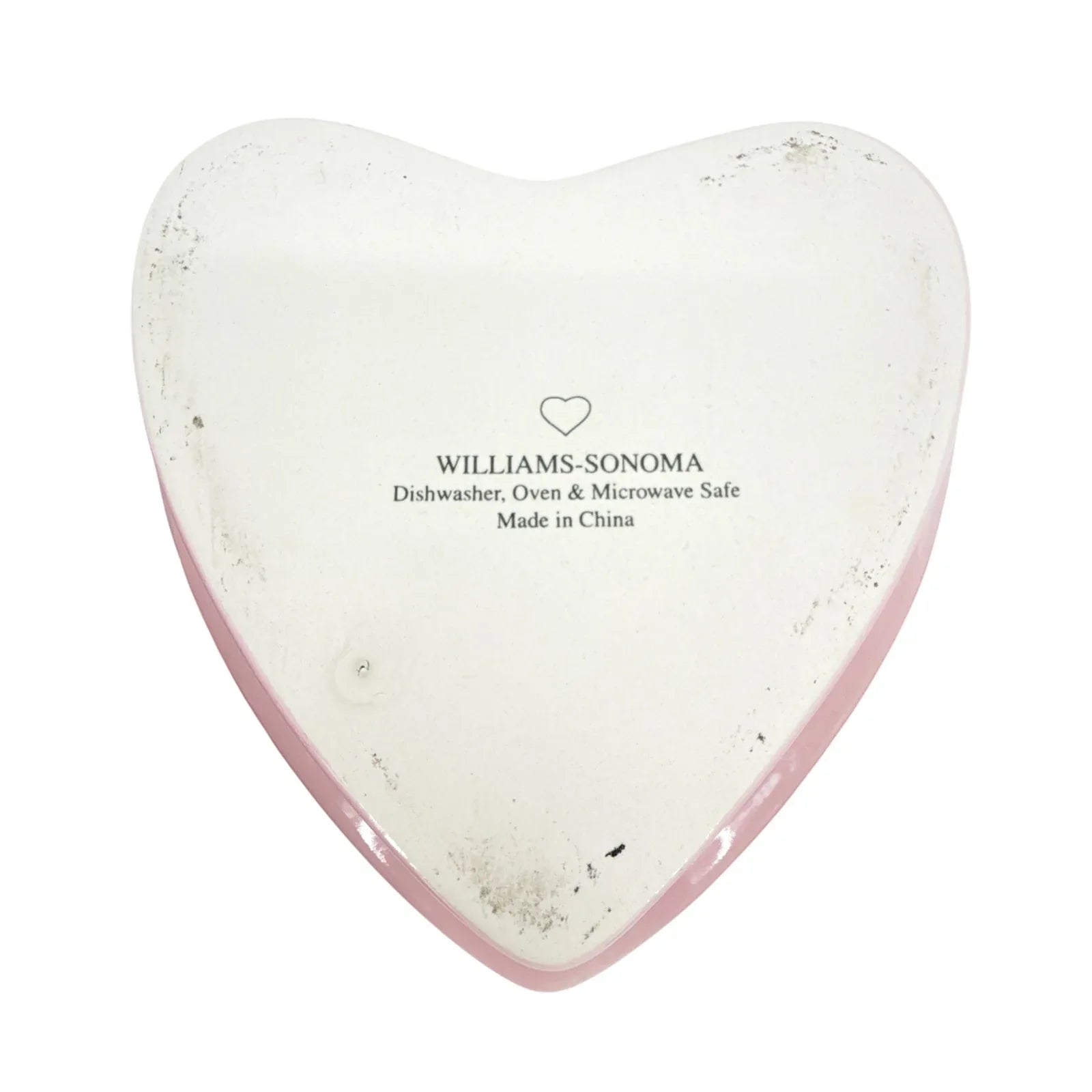 WILLIAMS-SONOMA Beaded Heart Shaped Ramekins Set of 3 - flyKAMP