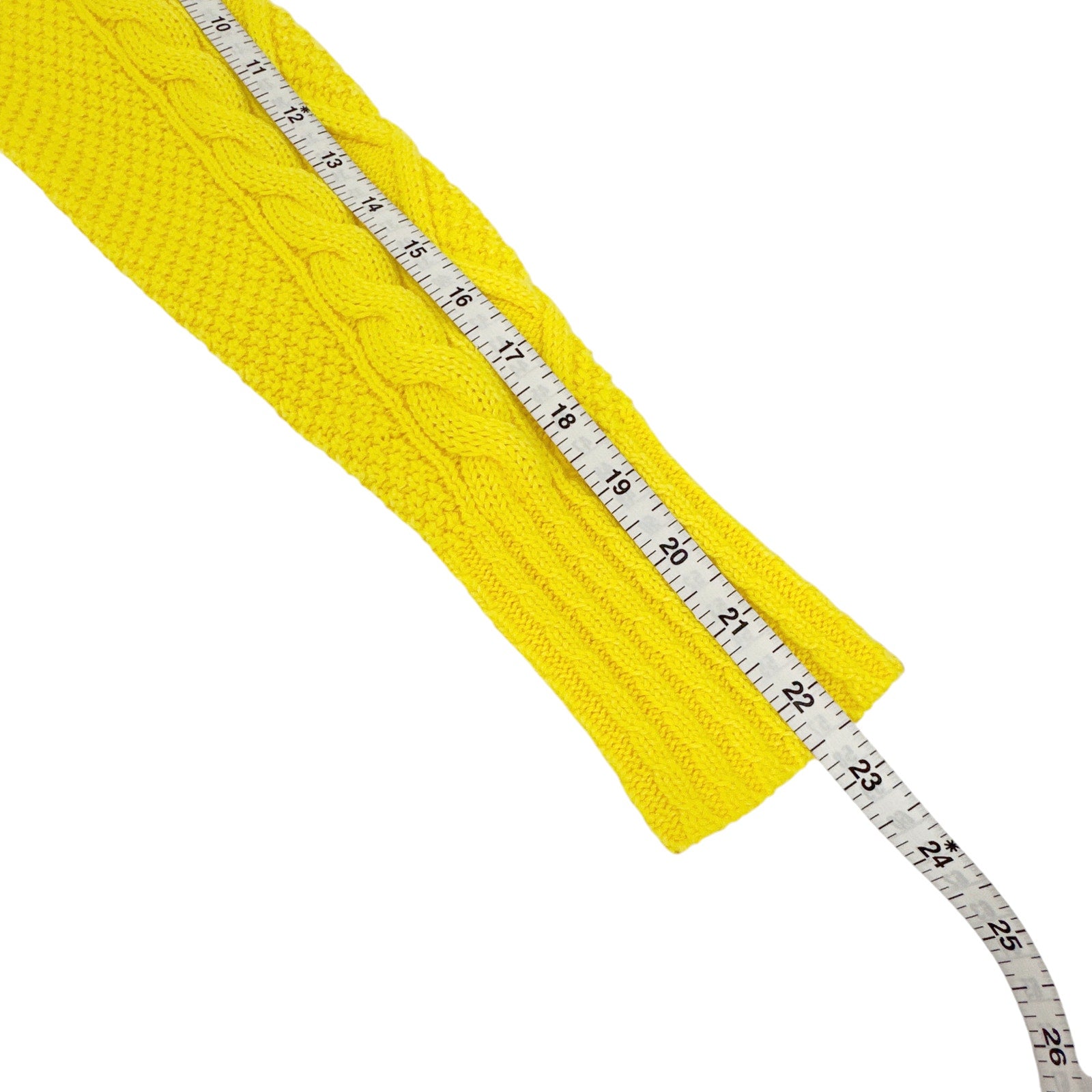 POLO RALPH LAUREN Cable-Knit Cotton Jumper in Yellow XS Polo Ralph Lauren