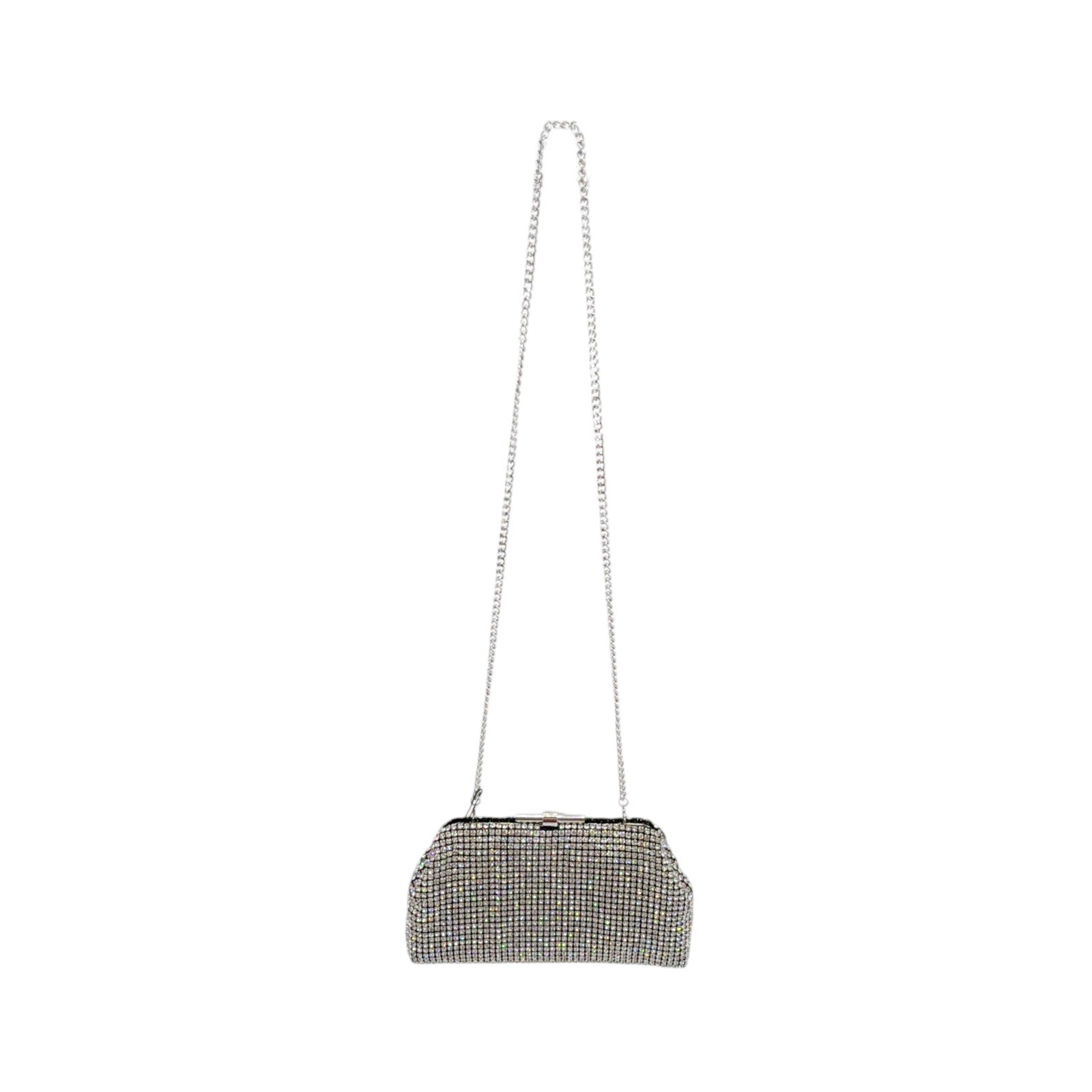 REISS Adaline Crystal Clutch Bag Reiss