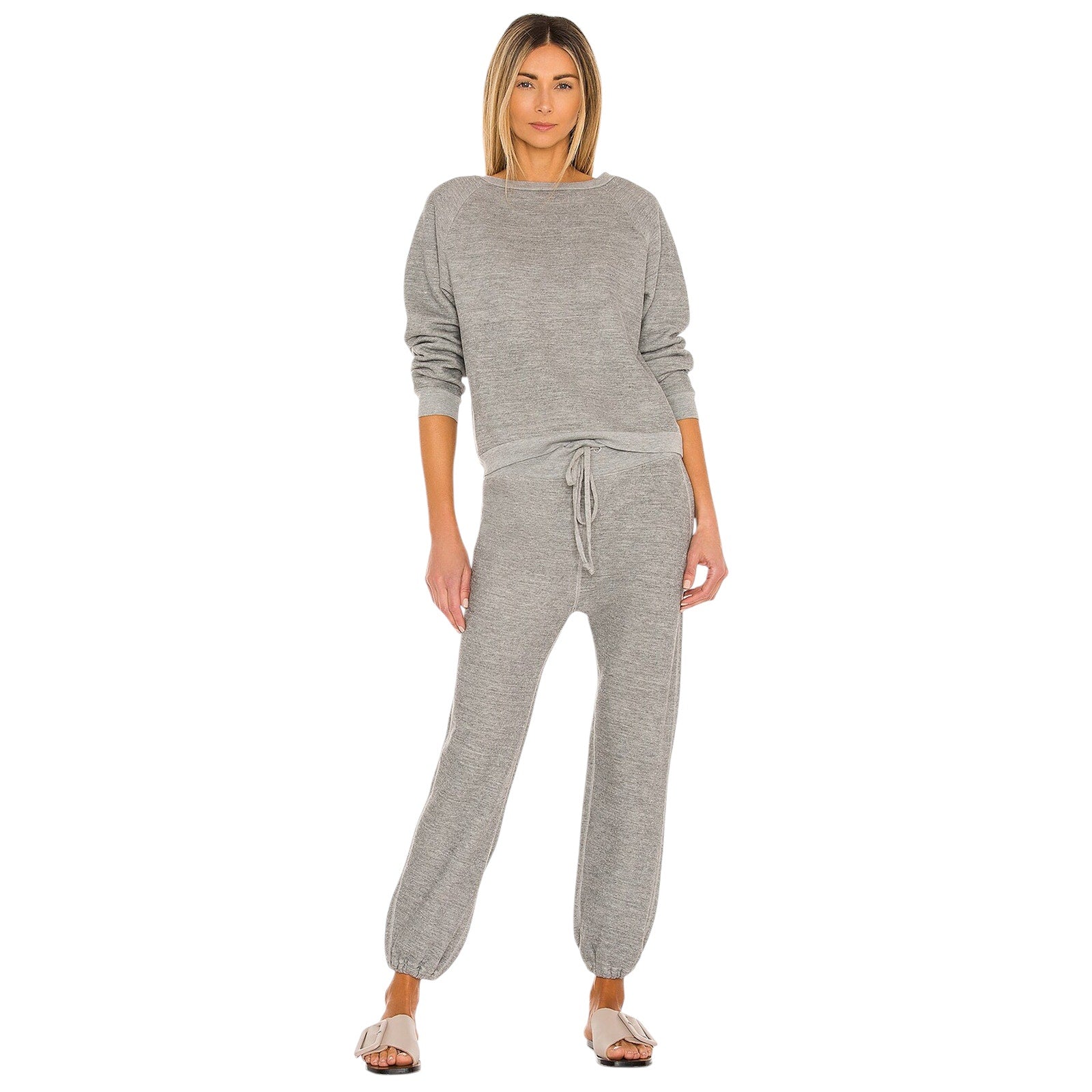 NILI LOTAN LA Sweatpant in Heather Grey XS