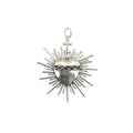 VIRGINS SAINTS & ANGELS VSA Sacred Flame Charm in Silver - flyKAMP