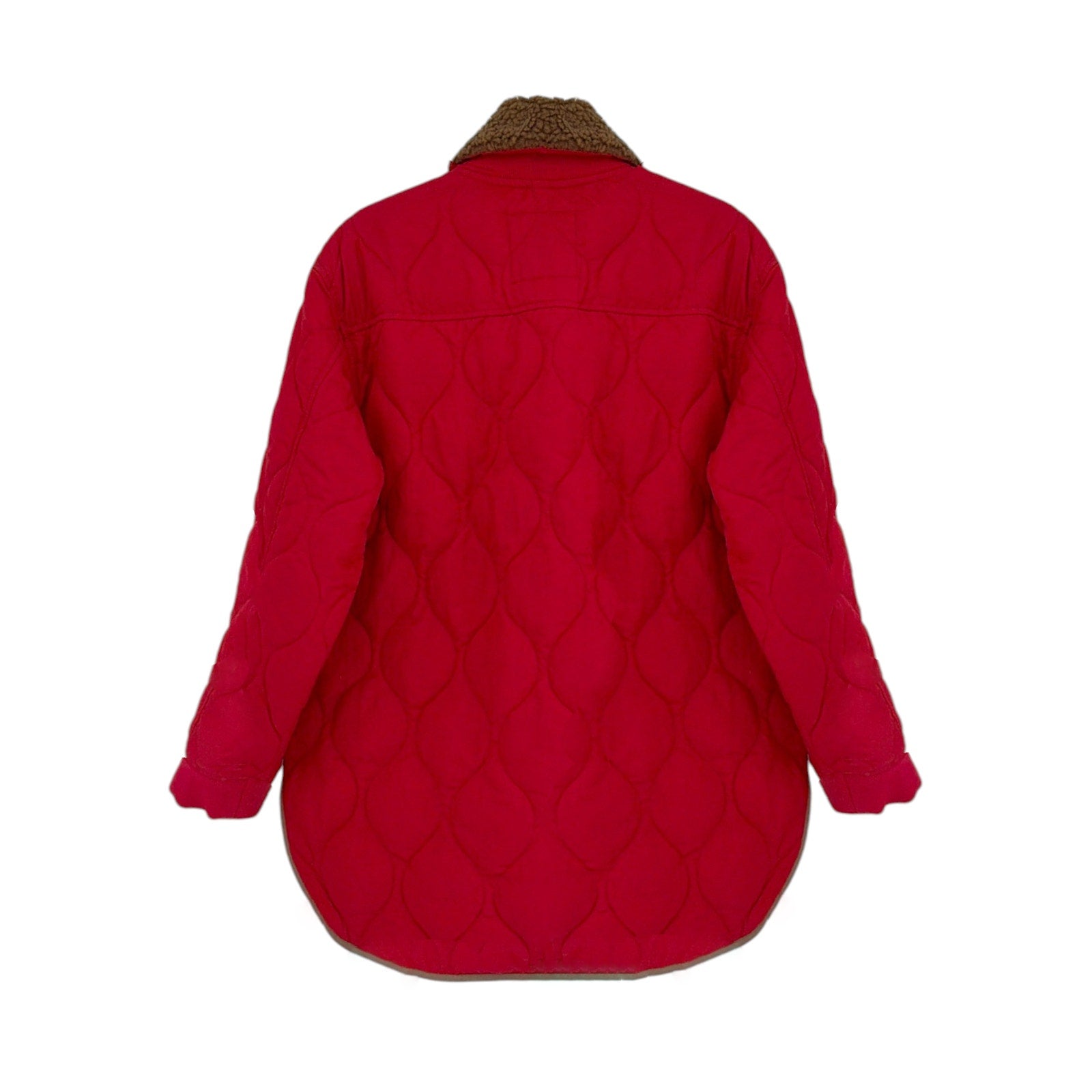 ALEX MILL Wembley Quilted Jacket In Red S Alex Mill