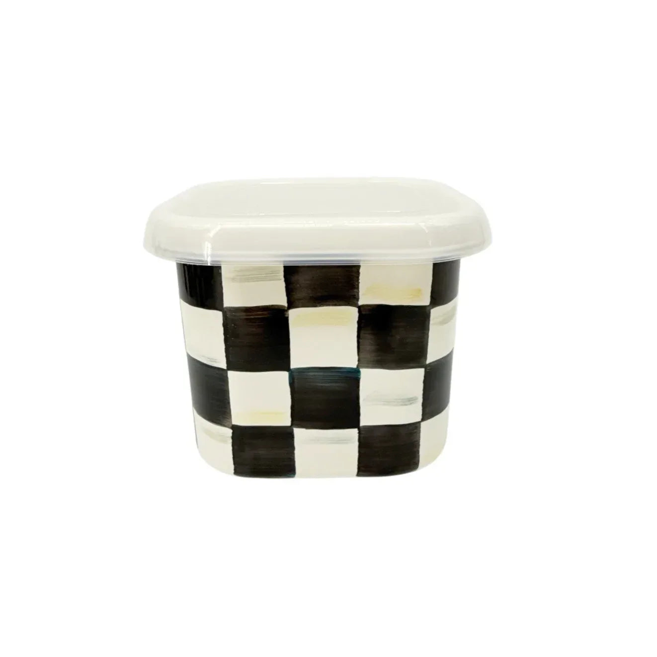 MACKENZIE-CHILDS Courtly Check Enamel Deep Squarage Bowl || Medium - flyKAMP