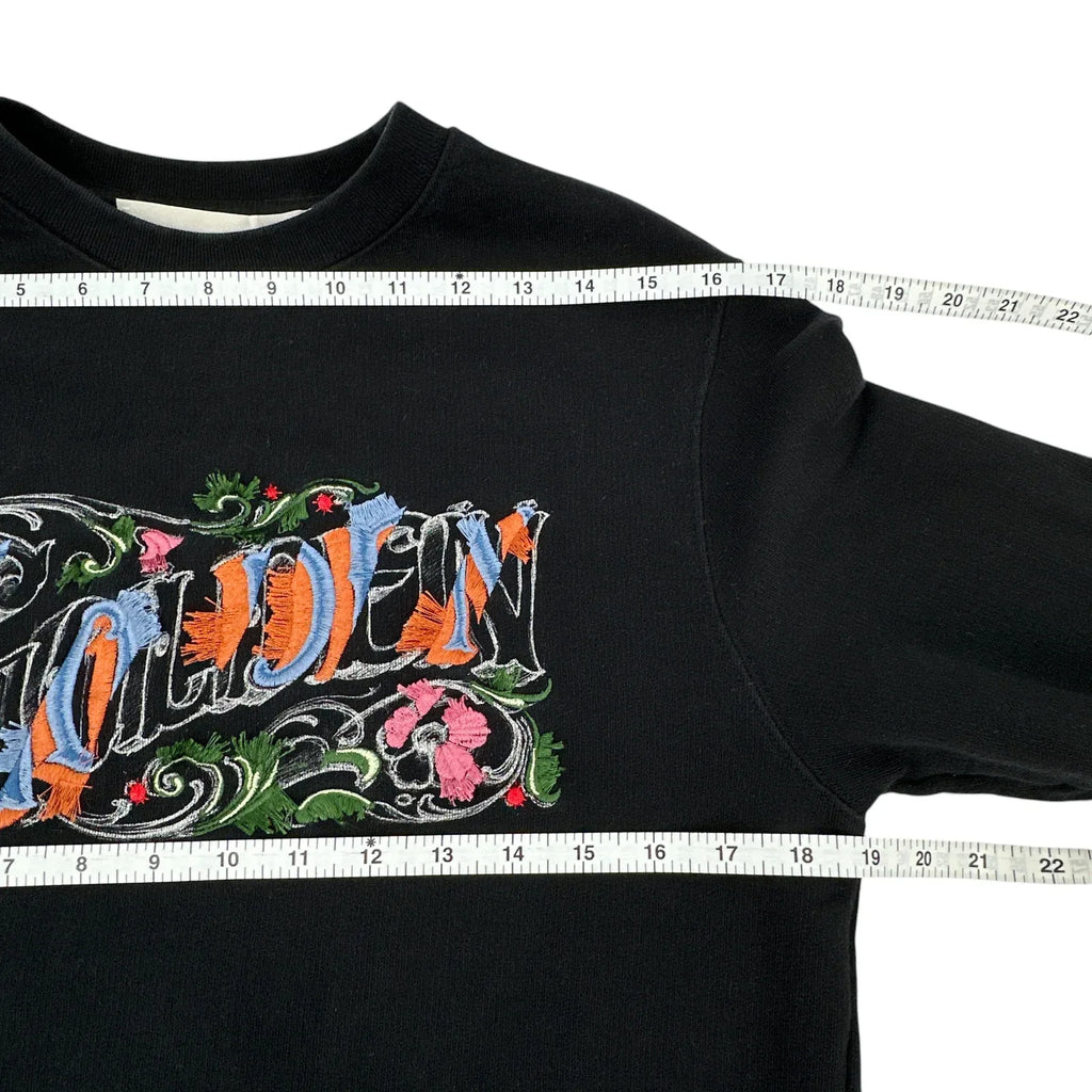 GOLDEN GOOSE Embroidered Logo Sweatshirt S - flyKAMP