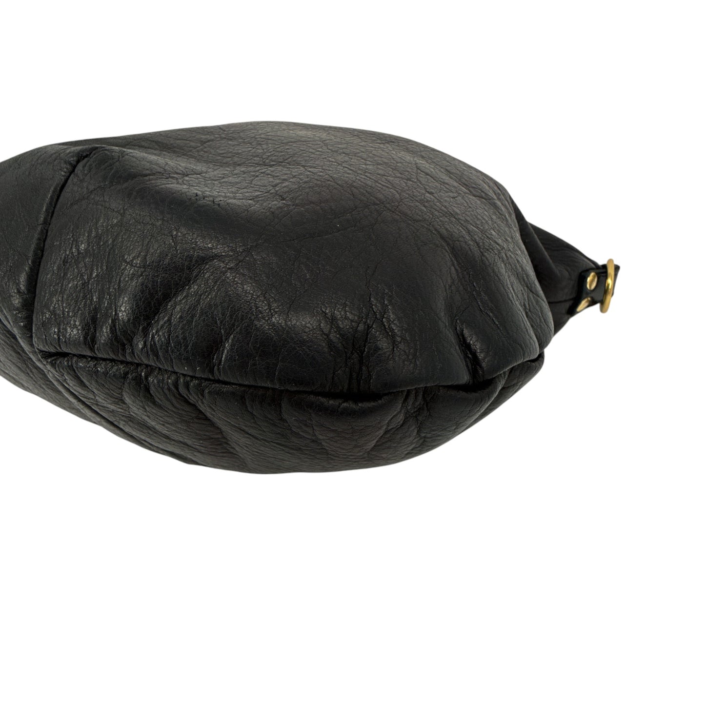 CLARE V. Moyen Messenger in Relaxed Black with Braided Crossbody Strap