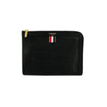 THOM BROWNE Mini Pebble Grain Gusset Folio - flyKAMP