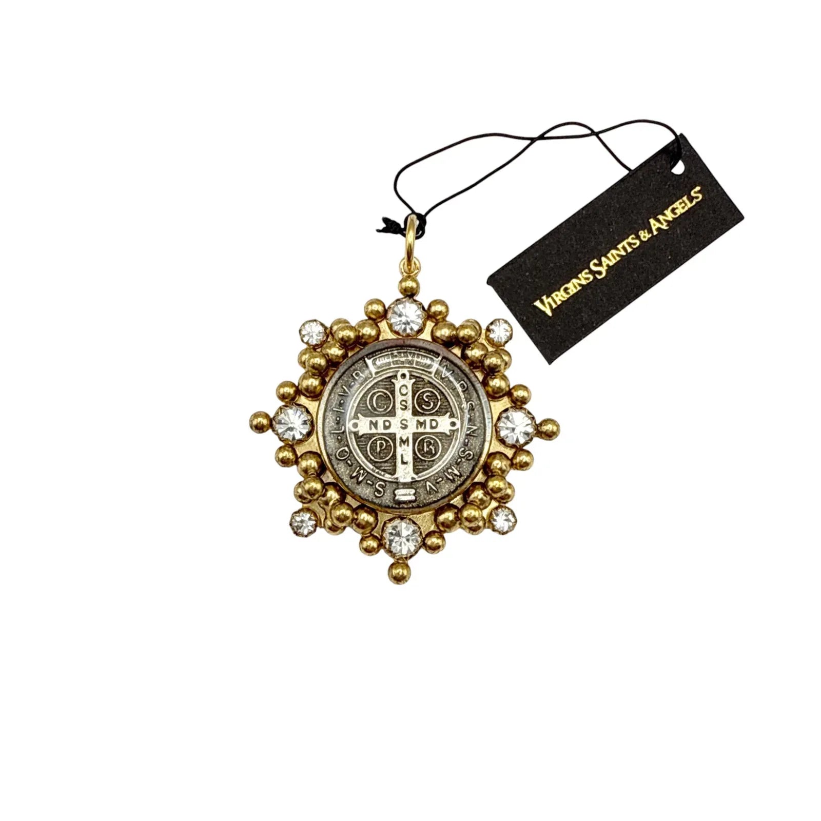 VIRGINS SAINTS & ANGELS VSA Cloister San Benito Charm in Gold - flyKAMP