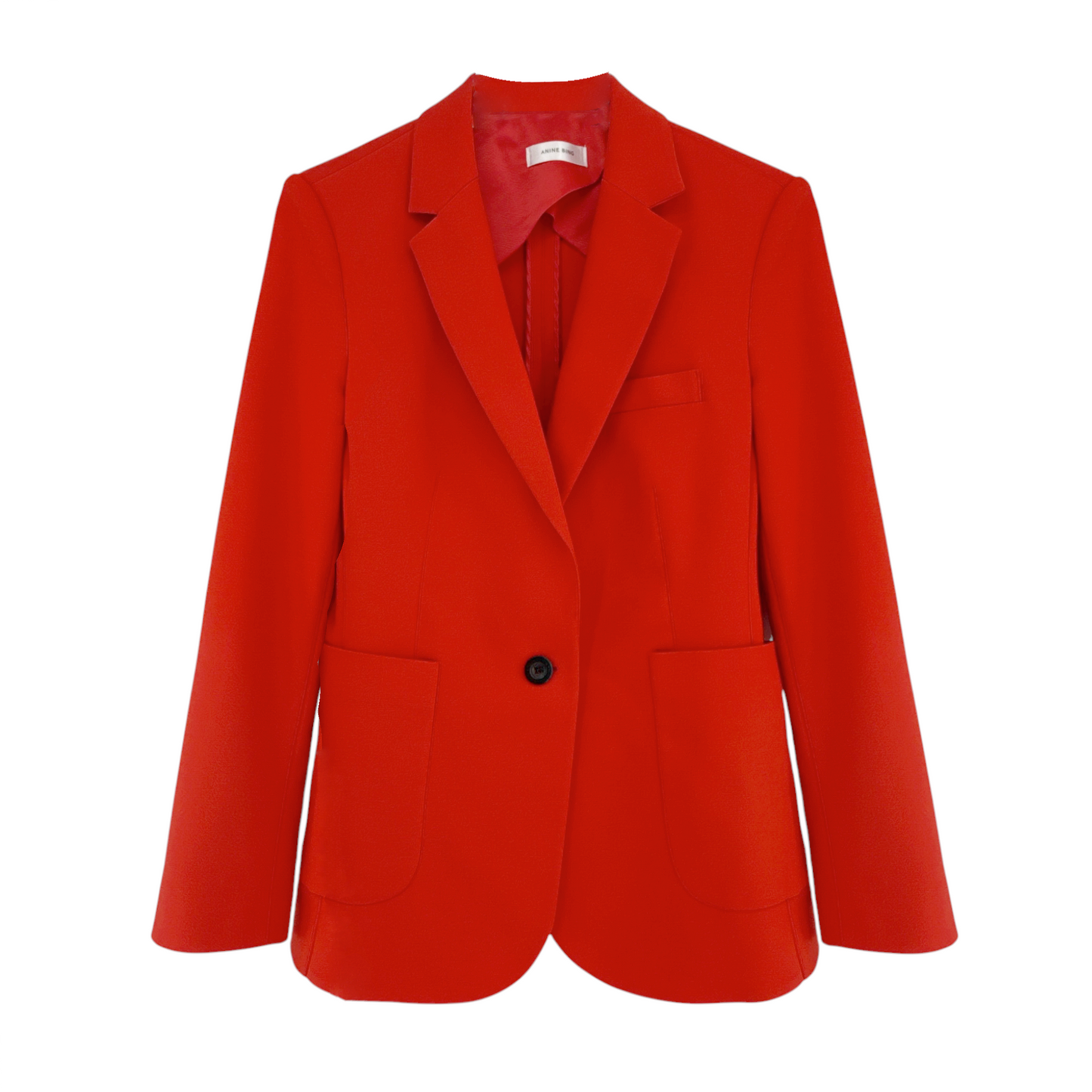 ANINE BING Schoolboy Blazer in Red XS