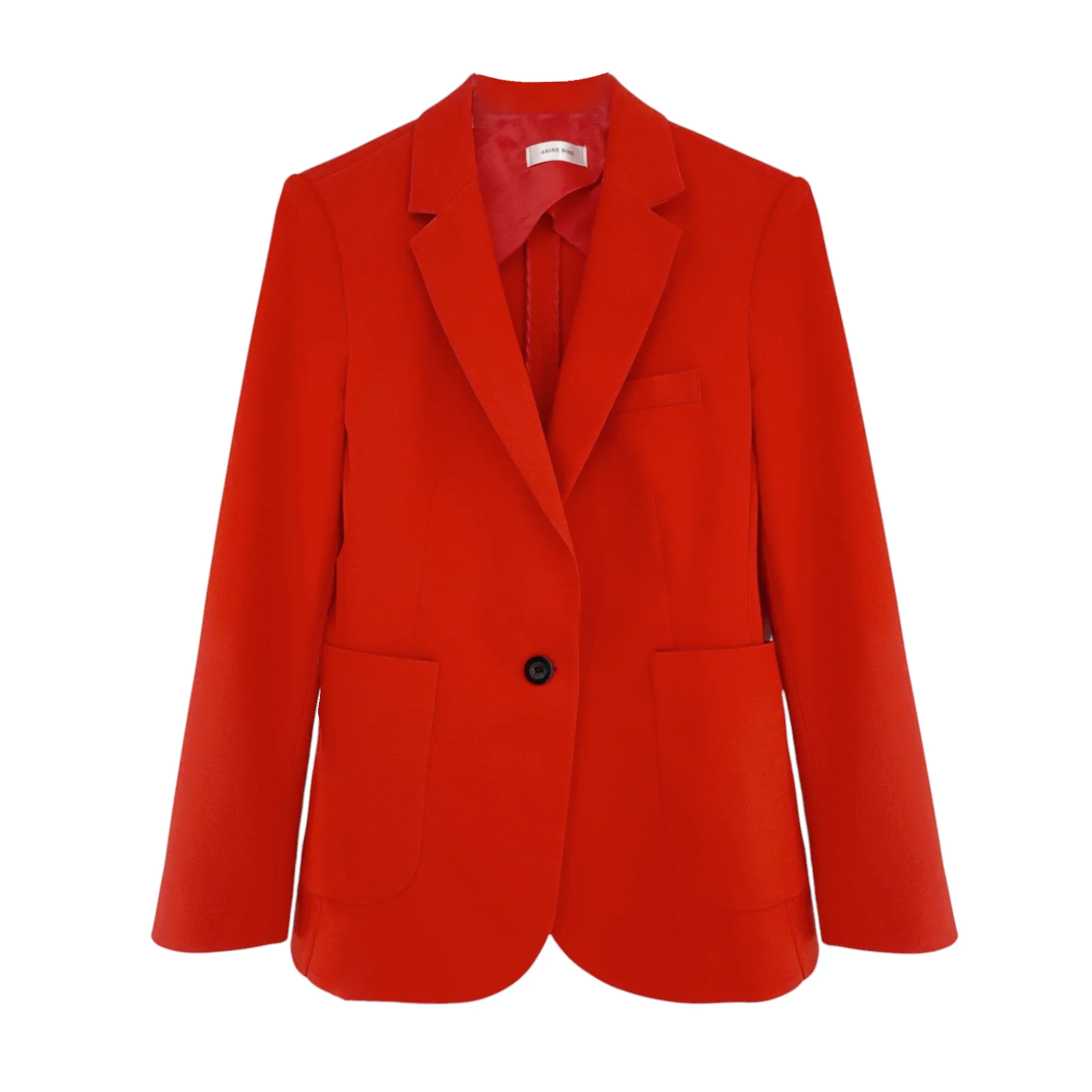 ANINE BING Schoolboy Blazer in Red XS - flyKAMP