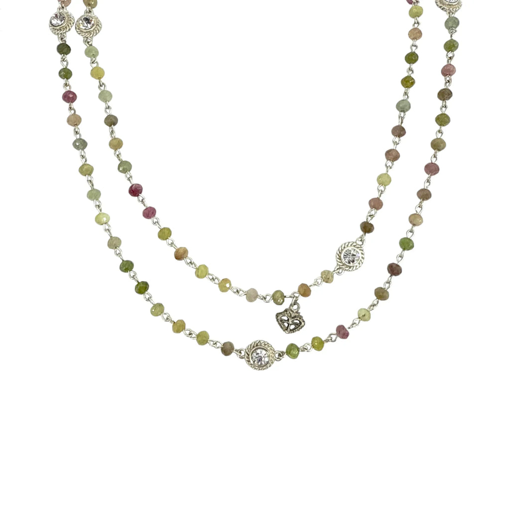 VIRGINS SAINTS & ANGELS VSA Wrap Precious Sapphire Beads in Silver - flyKAMP