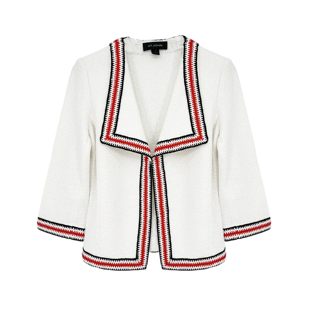 ST. JOHN Clair Striped Jacket 4|S - flyKAMP