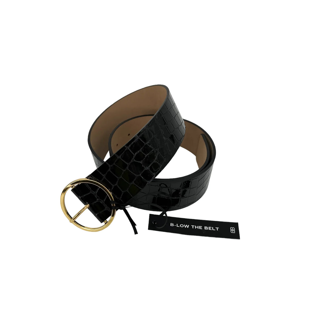 B-LOW the BELT Molly Croco Luster in Black XS - flyKAMP