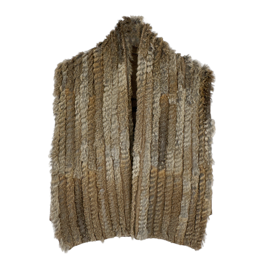 MARC by MARC JACOBS Alice Wool Rabbit Fur Vest XS/S