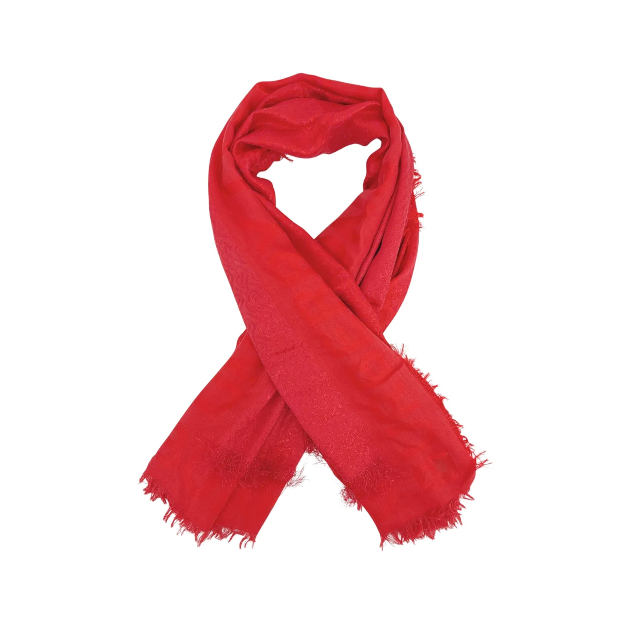 BURBERRY TB Metallic Monogram Square Silk Blend Scarf - flyKAMP