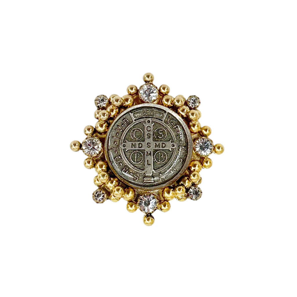 VIRGINS SAINTS & ANGELS VSA Cloister San Benito Ring Gold Size 6 - flyKAMP