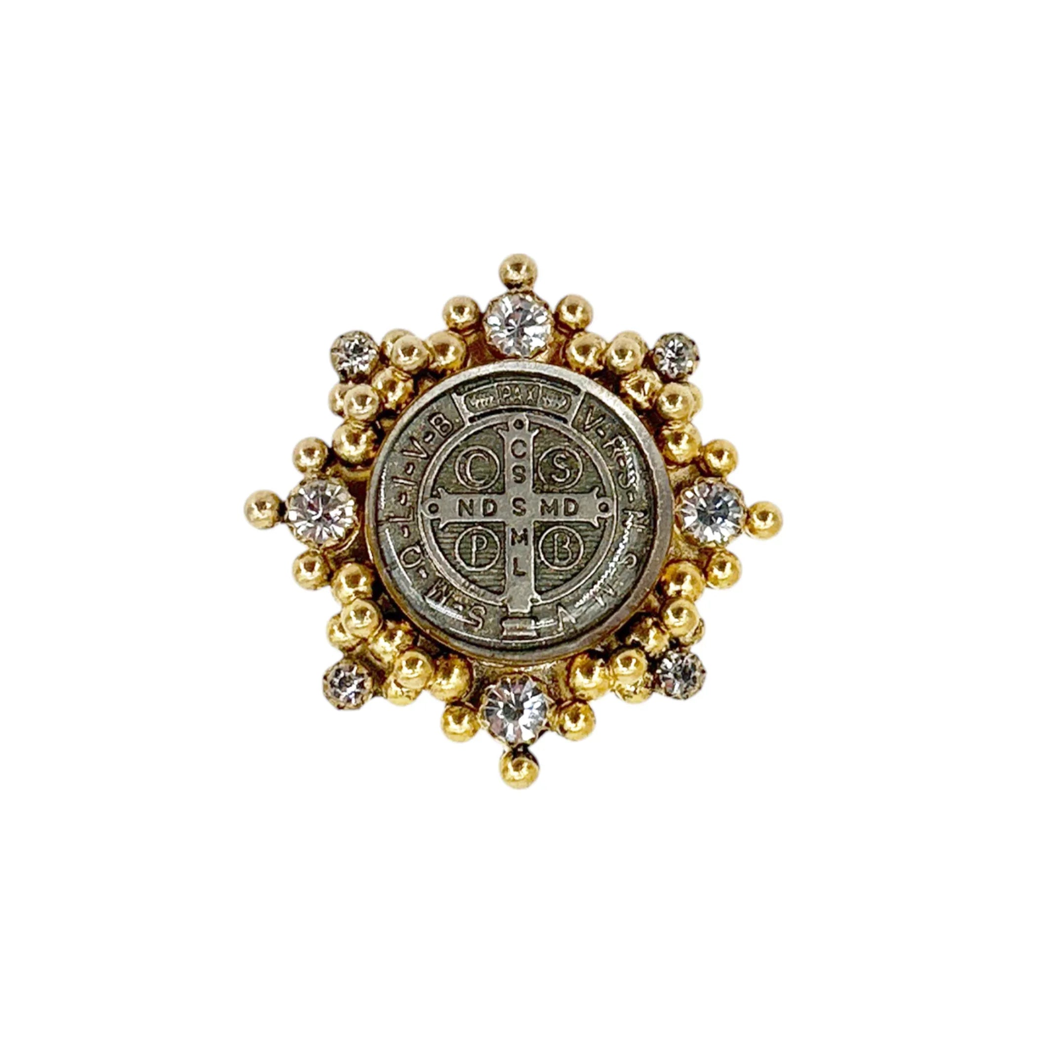 VIRGINS SAINTS & ANGELS VSA Cloister San Benito Ring Gold Size 6 - flyKAMP