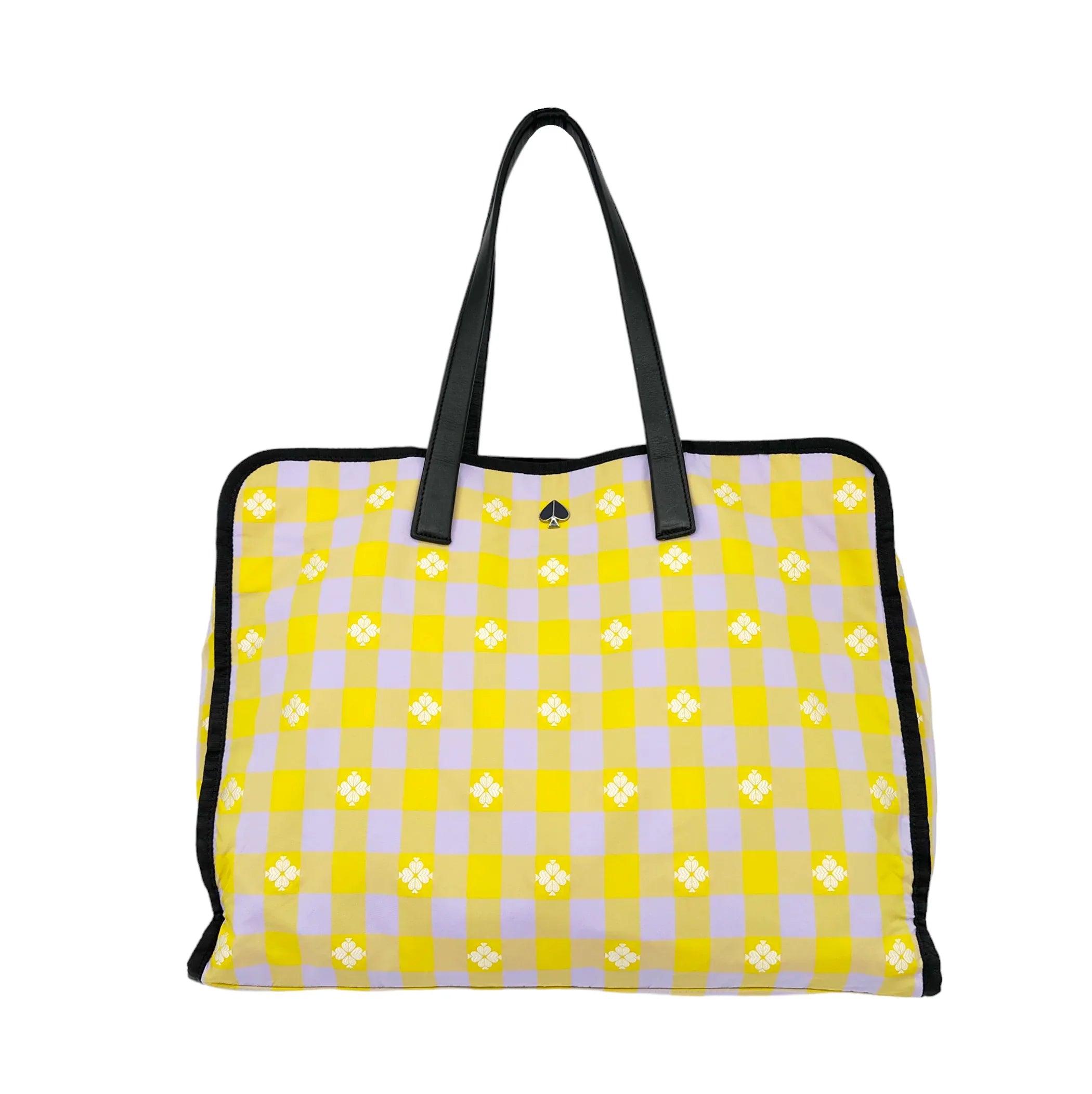 KATE SPADE New York Morley Extra Large Tote in Frozen Lilac and Chartreuse - flyKAMP