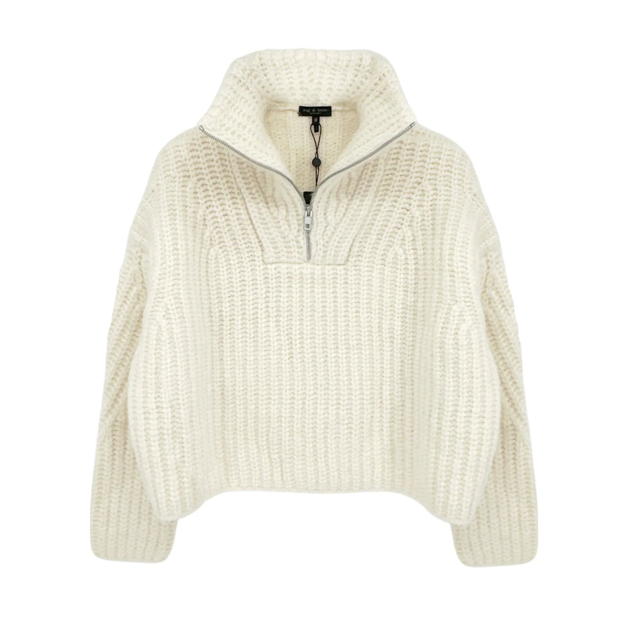 RAG & BONE Hannah Half Zip Sweater XS - flyKAMP