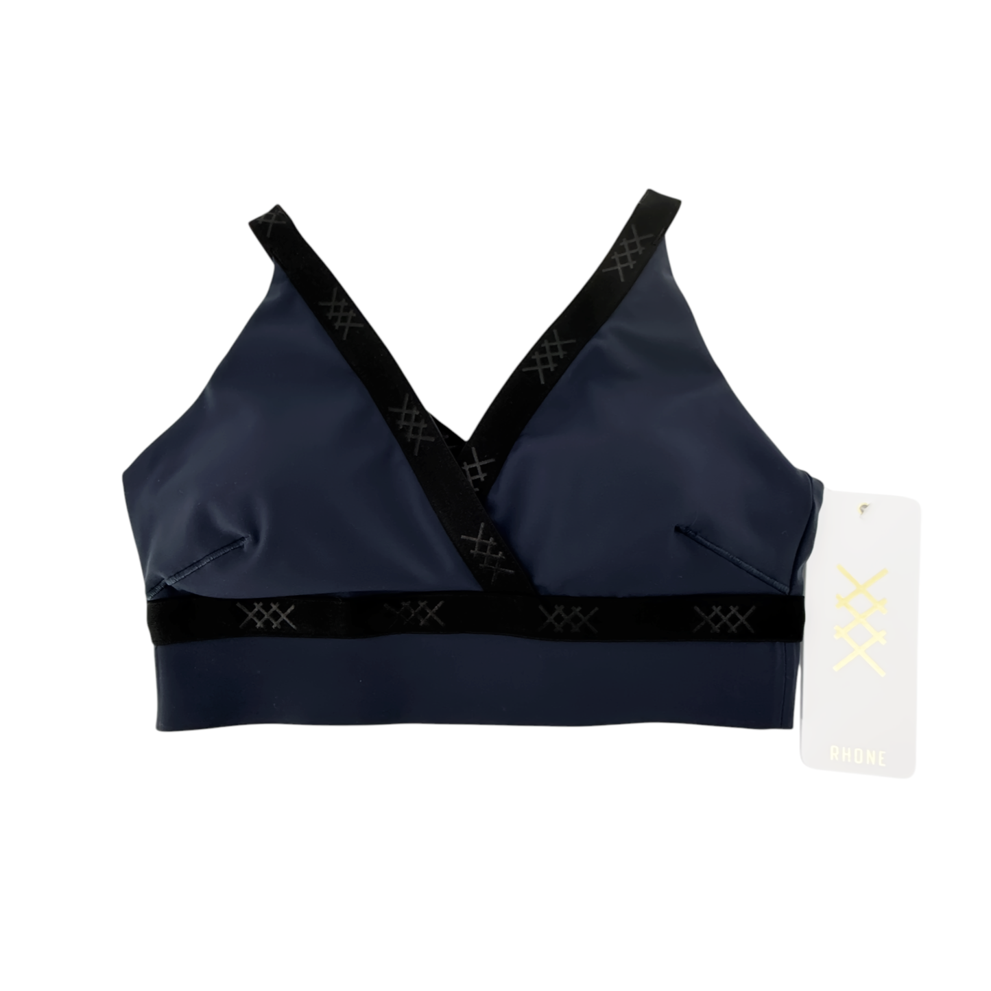 RHONE Banded Hi-Form Bra in Navy XS