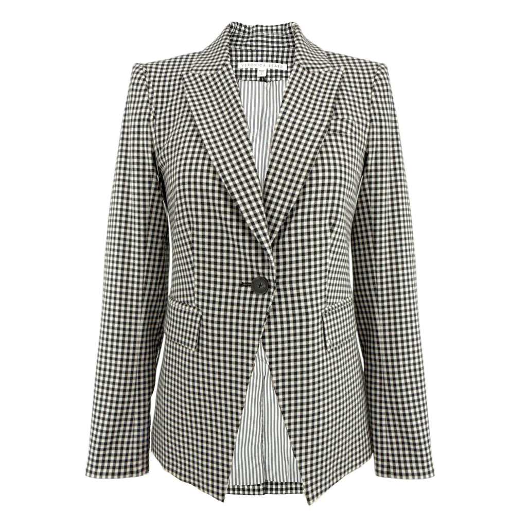 VERONICA BEARD Athens Dickey Jacket in Black &amp; White 0 - flyKAMP
