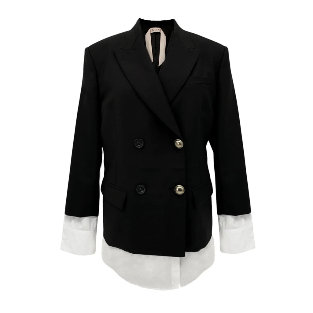 No.21 Double Breasted Blazer in Black EU40|S - flyKAMP