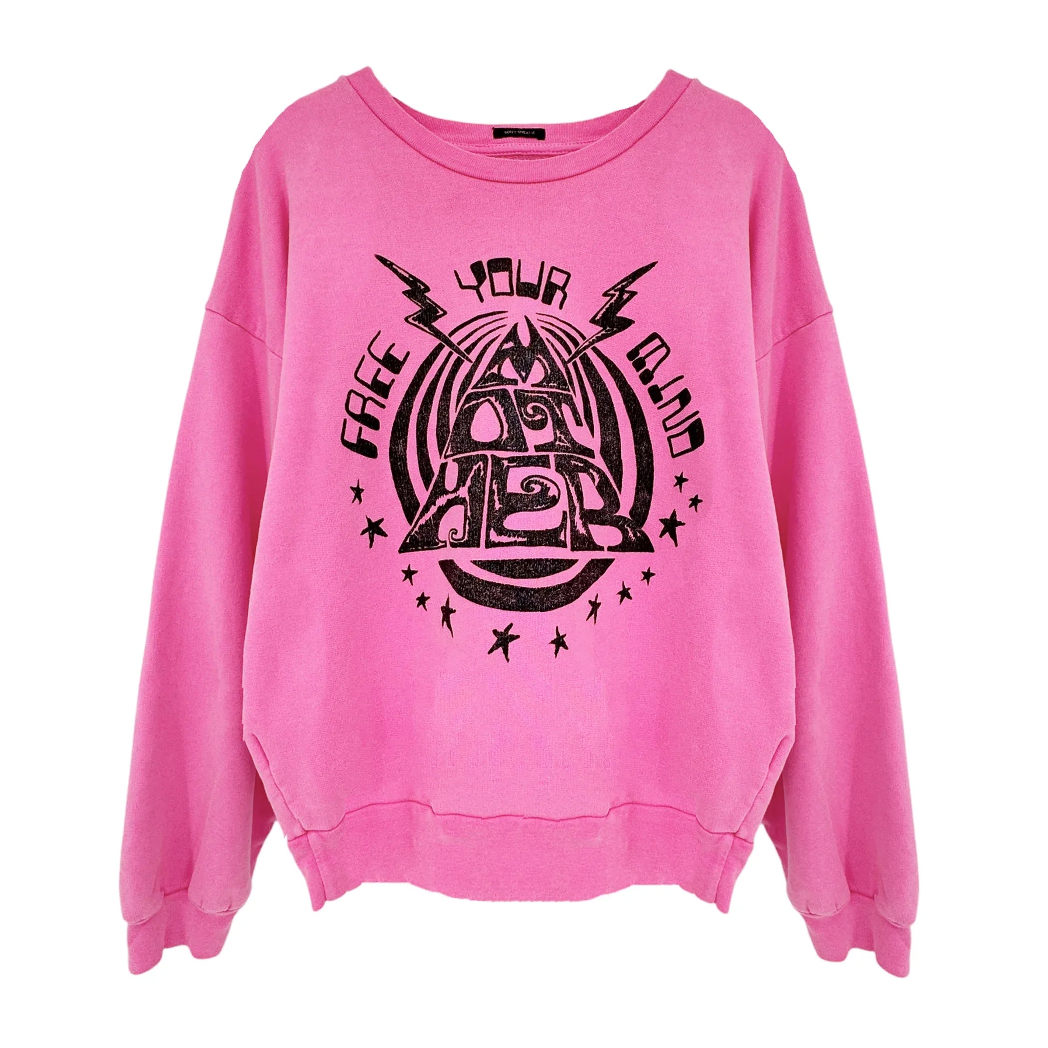 MOTHER The Drop Square Sweatshirt Mind Your Mother S - flyKAMP