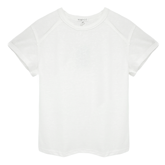 AEMI + CO Junie Tee White Size M