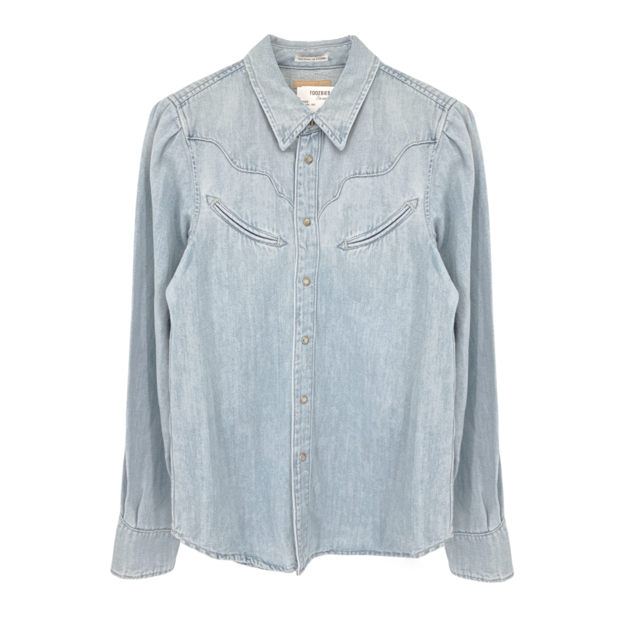 MOTHER The Ex Rodeo Shirt in Birds and Bees S