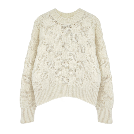 ANINE BING Bennett Sweater in Ivory XS