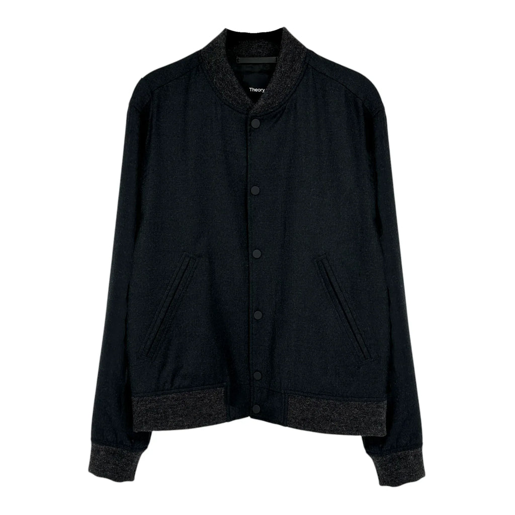 THEORY Wool Varsity Bomber Jacket S - flyKAMP